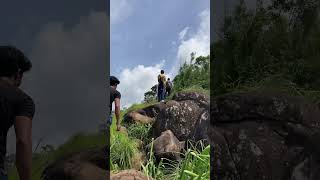 එන්න යන්න අපිත් එක්ක චාරිකාවක් 😂❤️  Pettigala hike 👣 travel hike pettigala srilanka mihiran [upl. by Nahtanaoj]