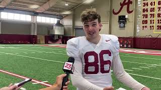 Alabama Punter James Burnip [upl. by Namsu]