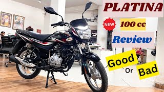 Bajaj New Platina 100cc Bike Update Price Mileage Features Top Speed Detail Review  Platina 100 [upl. by Sivart]