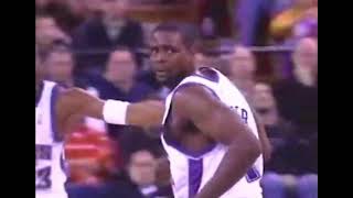 Chris Webber Triple Double 24p10r12a vs Suns 2005 [upl. by Anialad]