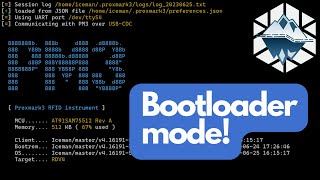 Proxmark3 Bootloader Mode Entering Flashing and Verifying [upl. by Araldo]