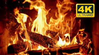 🔥 Cozy Fireplace 4K 12 HOURS Fireplace with Crackling Fire Sounds Crackling Fireplace 4K [upl. by Ayitahs]