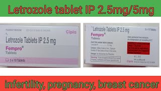 Letrozole tablet IP 25mg5mg [upl. by Delphina]