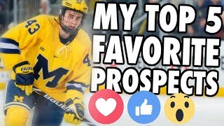 MY TOP 5 FAVORITE 2018 NHL DRAFT PROSPECTS [upl. by Gibbon214]