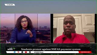 Students protest at Union Buildings over new NSFAS payment system Vezinhlanhla Simelane [upl. by Ritz353]