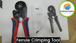 Ferrule Crimping Tool YE 166E  Use of Ferrule Crimping Tool for beginners  Review amp unboxing Urdu [upl. by Nilat]