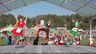 A Scottish Irish Jig dance competition held during 2024 Braemar Gathering Highland Games Scotland [upl. by Cynara]