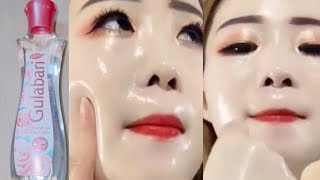 Rose water face pack for skin whitening  Rose water face pack overnight  Rose water for skin [upl. by Gupta]