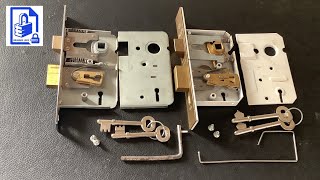 373 How to pick basic Legge mortice lever locks  Legge 2 and 3 lever sashlocks picked differently [upl. by Aimehs]