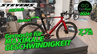 Das schnellste amp schönste Rennrad für 2024  Das Arcalis von Stevens — Roadbike [upl. by Stempien90]