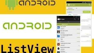 ListView android  Listview with Images and Text android studio Custom ListView With BaseAdapter [upl. by Anevad]