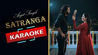 ANIMAL  SATRANGA  ARIJIT SINGH  KARAOKE [upl. by Llevel983]