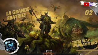 La Grande Fratrie Campagne Nurgle Total War Warhammer 3 [upl. by Alanah]