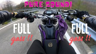 HUSKY SM 125 QUASI SBIELLATO 💥⚙️  RAW SOUND 🤯  FULL GASS  2K 60FPS  Lets Ride [upl. by Kirstin]