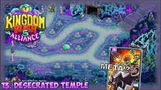 Desecrated Temple Walkthrough  Kingdom Rush Alliance [upl. by Bathesda]