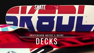 How to choose your skateboard deck  skatedeluxe Buyers Guide [upl. by Nomyar]