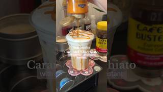 easy caramel macchiato with cold foam [upl. by Cowles607]