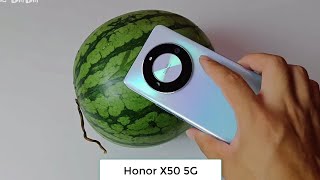 Honor X50 5G Hands On Review Camera Test Gaming Test Drop Test [upl. by Sivra]