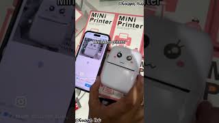 Mini inkless printer  Thermal print  Portable  different emojis  wifi connectivity [upl. by Pavior]