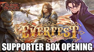 Pulling Straight FIRE 🔥 For a Supporter Everfest Booster Box Opening ► Flesh and Blood TCG [upl. by Cordelie]