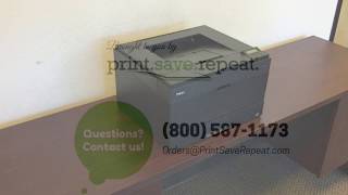 Dell 2350d  2350dn Printer How to Set to Print on labels [upl. by Yanttirb]