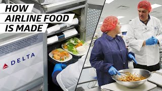 How Airplane Food Is Made to Be Served at 30000 Feet — How To Make It [upl. by Oiciruam]