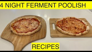 4 Night Poolish Ferment for NYC Pizza [upl. by Xaviera393]