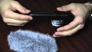 Review Canon DM100 Directional Stereo Microphone [upl. by Isidoro412]