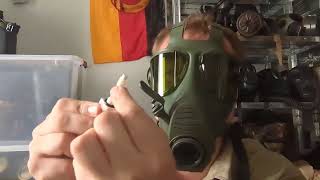 m2000 gas mask drinking system [upl. by Hgielah]