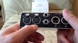 quotFirst Lookquot Apogee Duet 2 Breakout Box Unboxing [upl. by Suoiluj]