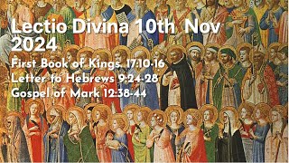 Lectio Divina 10th of Nov 2024 [upl. by Hannahc784]