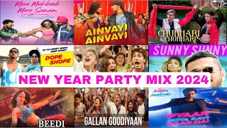 NEW YEAR BOLLYWOOD PARTY MIX MASHUP 2024  4  NON STOP BOLLYWOOD DANCE PARTY MIX 2024 [upl. by Bowne]