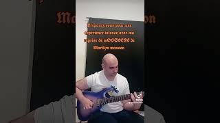 Marilyn Manson  mOBSCENE  Cover guitar [upl. by Nere]