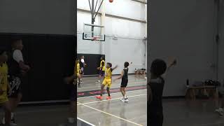 6th grader vs 7th graders  3 pointer in and out [upl. by Eylhsa]