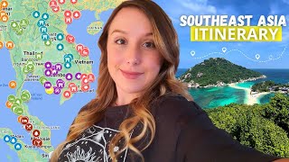 Ultimate Southeast Asia Backpacking Itinerary amp Best Time to Travel [upl. by Salchunas596]