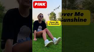 PINK 💔🎤🎧  COVER ME IN SUNSHINE EMILY LOVE❤️ cover 🎧 shortmusic newmusic shorts pink [upl. by Huxham]