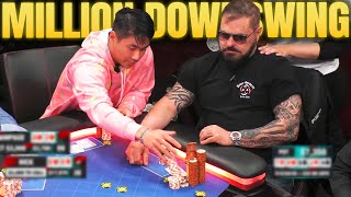 This Is What Million Dollar Poker Tilt Looks Like HustlerCasinoLive [upl. by Eiruam]