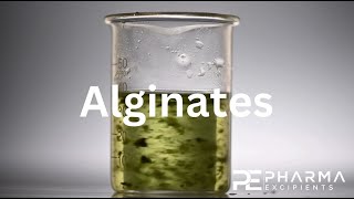 Alginates as Pharmaceutical Excipients [upl. by Saffier900]