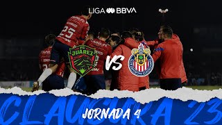 Victoria del Rebaño  Resumen FC Juárez vs Chivas  Liga BBVA MX  Clausura 2023 [upl. by Nerro535]