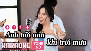 KARAOKE TUỔI MỘNG XỨ ĐÔNG  BẢO TRÂN ĐẶNG  BEAT GỐC LIVE BAND [upl. by Azmah]