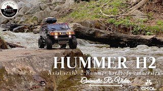 Axial Scx10 ii Hummer H2 110 Scale Truck [upl. by Mikey]