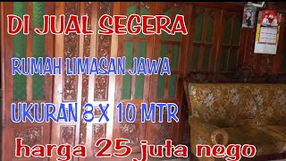 SOLD OUT DI JUAL SEGERA RUMAH LIMASAN JAWA UKURAN 8X10 MTR LAYAK HUNI cahngaritproperty rumah [upl. by Claudell875]