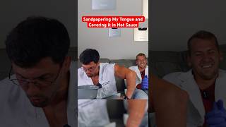 Sandpapering my Tongue amp Covering it in a Hot Sauce… funny comedy science [upl. by Baxter795]