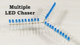 Multiple LED Chaser light Circuit [upl. by Barram]