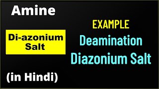 Amine 23 I Example I Deamination I Amination I H3PO2 I Diazonium Salt I Dr Prakash I PhD I Hindi [upl. by Schoof]