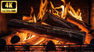 🔥 Cozy Fireplace 4K 3 HOURS Fireplace with Crackling Fire Sounds Christmas Fireplace 2024 F1 [upl. by Nylirehc]