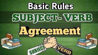 SUBJECT VERB AGREEMENT  BASIC RULES  ENGLISH GRAMMAR  Yourdaisteny [upl. by Mcadams635]