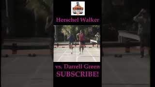 Herschel Walker vs Darrell Green  100M Race [upl. by Haerle372]