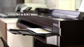 HP Designjet T520 printer versus Canon iPF750 [upl. by Viridis]