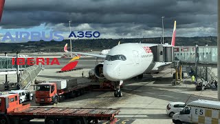 Iberia Madrid  Santiago de Chile premium economy  airbus a350900 [upl. by Jeraldine]